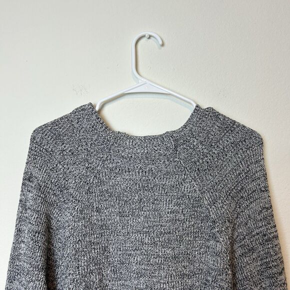 Free People Sweater Women’s M Gray Crew Neck Oversized Comfort Cabincore Casual - Picture 7 of 11
